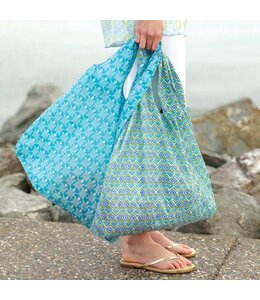 rockflowerpaper Sea Turtle Ocean Blu Bag Reusable Shopper Tote