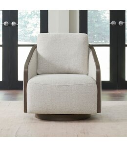 Liberty Furniture Nora  Swivel Accent Chair - Dark Brown