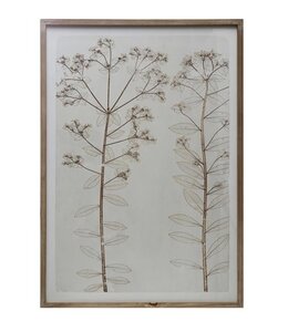 Creative Co-Op Wood Framed Glass Wall Décor