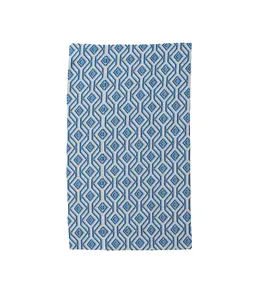 Creative Co-Op Geometric Diamond Pattern Microfibre Tea Towel
