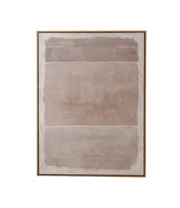 Bloomingville Hand-Painted Wood Framed Canvas Wall Décor
