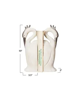 Creative Co-Op Resin Heron Shaped Bookend