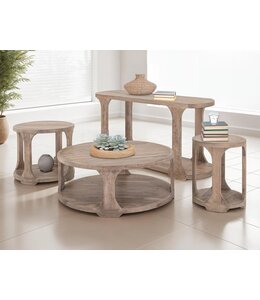 White Balam Sofa Table