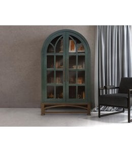 IFD Obsidian 2 Glass Door Cabinet