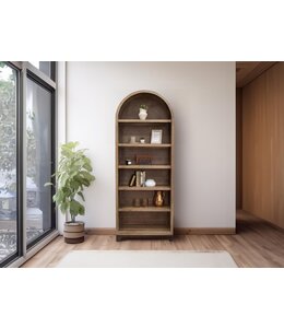 IFD Natural Parota Bookcase
