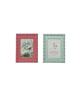 Creative Co-Op Picture Frame With Vintage Reproduction Image