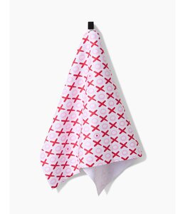 Geometry XOXO Tea Towel