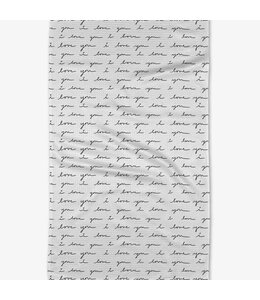 Geometry List of Love Tea Towel