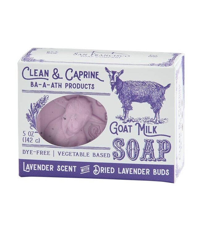 San Francisco Soap Co Lavender Goat Milk 5oz Pressed Bar Soap