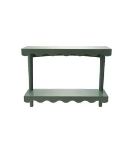 Creative Co-Op Wood Scalloped Wall Shelf