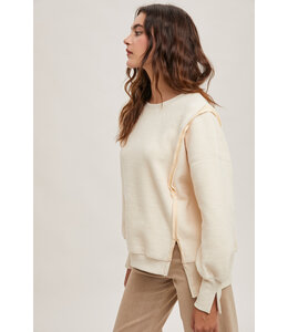 Bluivy Crewneck Teddy Pullover