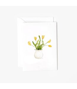 Emily Lex Studios Yellow Tulips Mini Notecard
