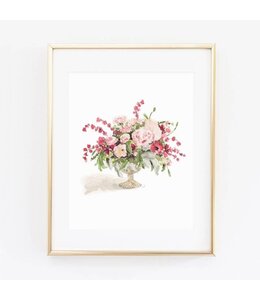 Emily Lex Studios Pinks Bouquet Art Print (8x10)