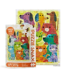 WerkShoppe Tats and Dods | 48 Piece Kids Puzzle Snax