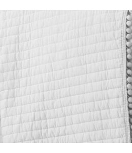 Levtex Pom Pom White Quilt King/Cal King
