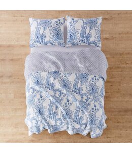 Levtex Bennett Blue Quilt Set King/Cal King