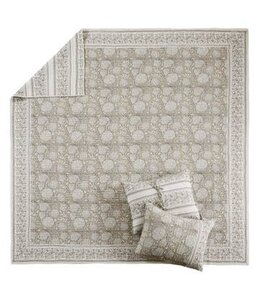 Levtex Adare Taupe Quilt Set Full/Queen