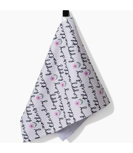 Geometry Happy Mothers Day Bar Towel