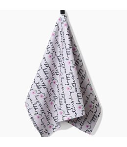 Geometry Happy Mothers Day Tea Towel