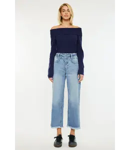 KanCan Gretchen Ultra High Rise Wide Leg Jeans