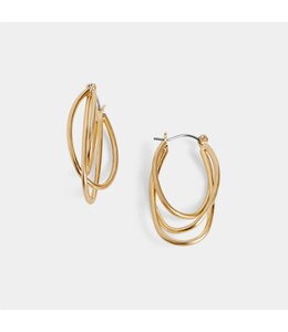 Whispers Swoopty Loop Hoop Earrings