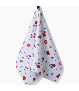 Geometry Fruit Sparkle Toss Tea Towel