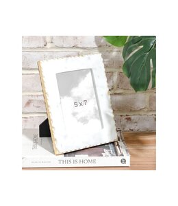 PD HOME Gold Foil Edge Marble Frame (5x7)