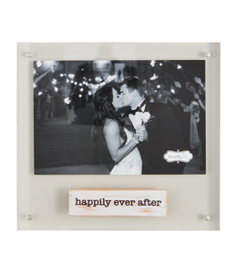 MudPie Happily Ever After Acrylic Frame