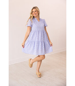 Grace + Emma V-Neck Checkered Dress