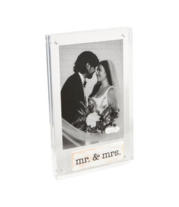 MudPie Mr. And Mrs. Acrylic Frame