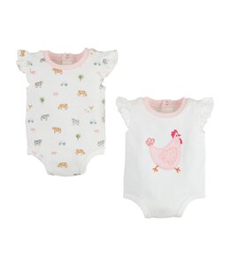 MudPie Chicken & Ditsy Farm Crawlers