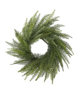 K&K Interiors Fern Wreath on Vine Base
