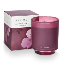 Illume Oleander Oak Refillable Boxed Glass Candle