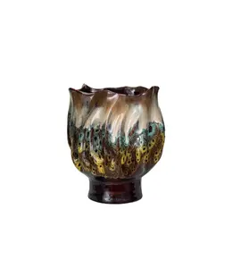 Bloomingville Stoneware Organic Shaped Planter/Vase