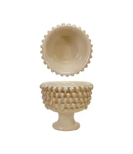 Creative Co-Op Terra-cotta 3D Formed Footed Planter