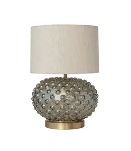 Creative Co-Op Glass Hobnail Table Lamp