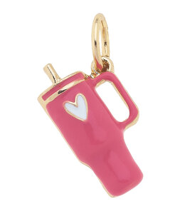 Canvas Style Enamel Charm