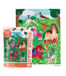 WerkShoppe Puppy Park 100 Piece Puzzle Snax