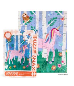 WerkShoppe Unicorn Forest 48 Piece Puzzle Snax