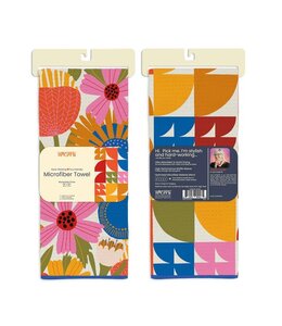 WerkShoppe Jolies Fleurs Microfiber Kitchen Towel