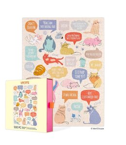 WerkShoppe If Cats Could Talk 500 Piece Puzzle