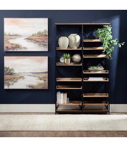 Crestview Collection Thomas Road Double Etagere