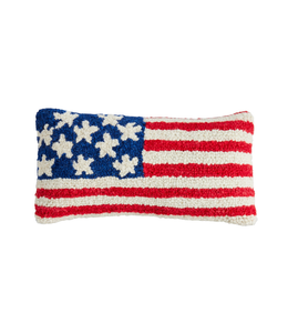 MudPie Hooked Wool Pillow