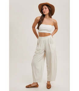 Bluivy Relaxed Barrel Pants with Pockets