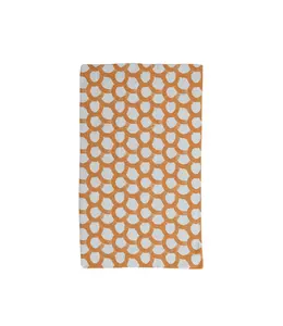 Creative Co-Op Microfibre Tea Towel-Organic Circles Pattern