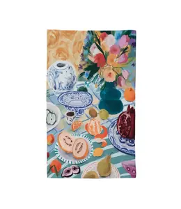 Creative Co-Op Microfibre Tea Towel-Still Life