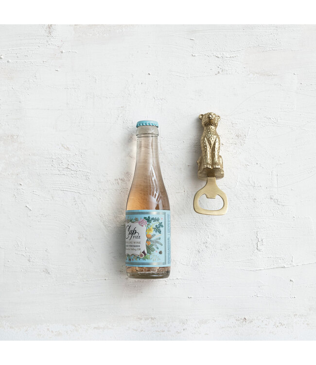 Creative Co-Op Leopard Shaped Bottle Opener