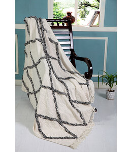 LR Home Black Natural Throw
