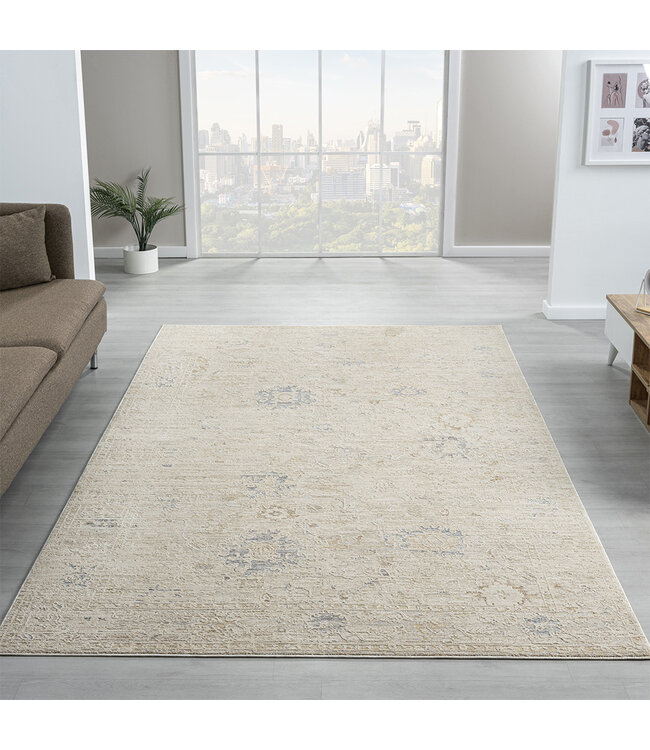 LR Home Monaco Beige/Ivory 7'9" x 10'0" Area Rug