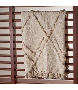 LR Home Natural Diamond Throw